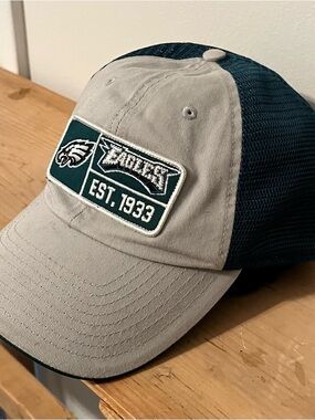NFL Philadelphia Eagles Gray and Green Mesh Back Hat